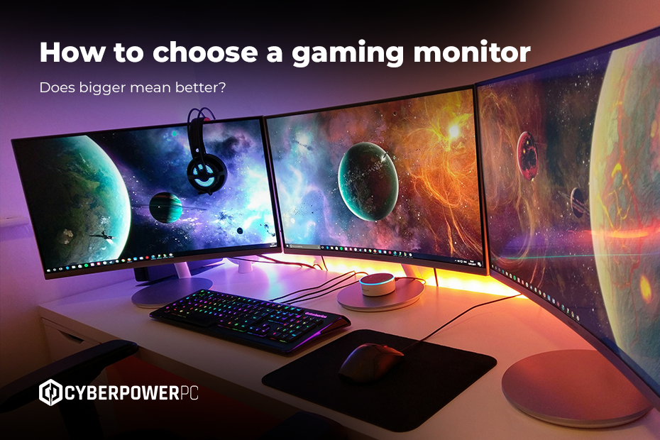 How to Choose a Gaming Monitor and how much does size matter?