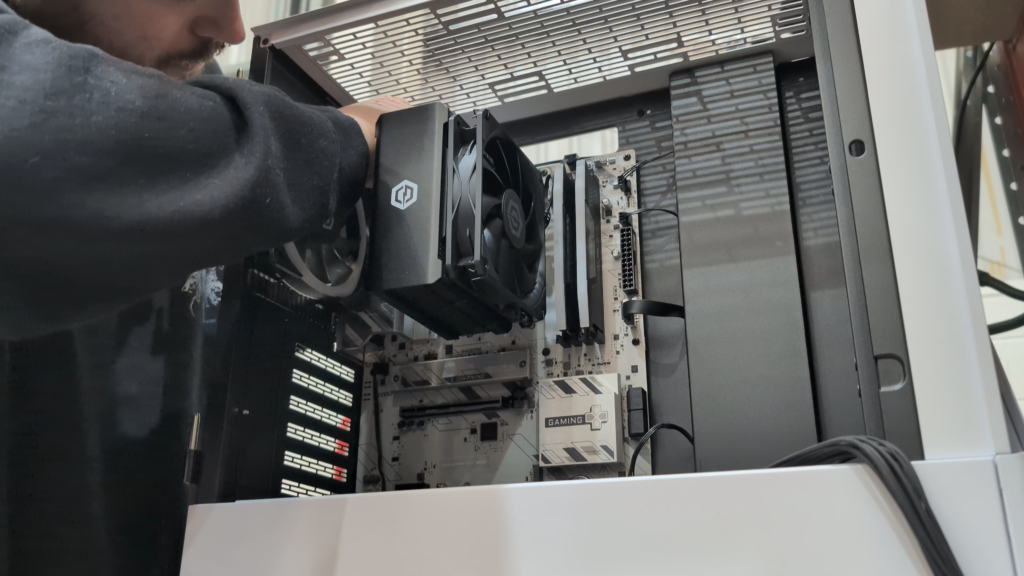 Fan installation in PC build