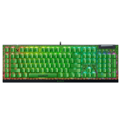Razer BlackWidow V4 X Wired Gaming Keyboard - Minecraft Edition