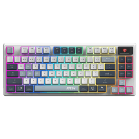 MSI Forge GK600 TKL Wireless Keyboard - Sky
