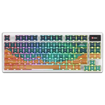 MSI Forge GK600 TKL Wireless Gaming Keyboard - Mars