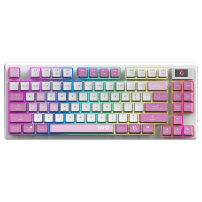 MSI Forge GK600 TKL Wireless Gaming Keyboard - Violet