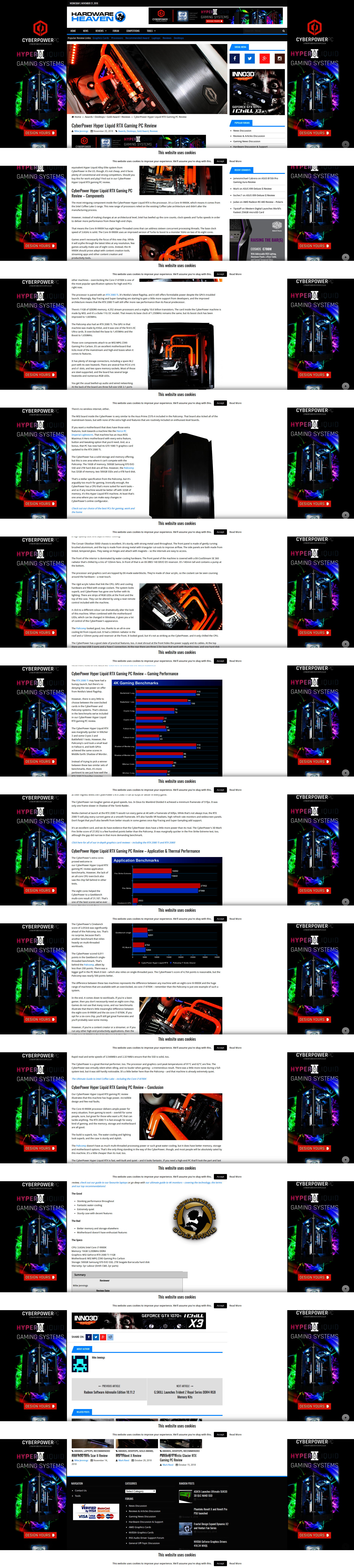 Hardware Heaven Gold Award