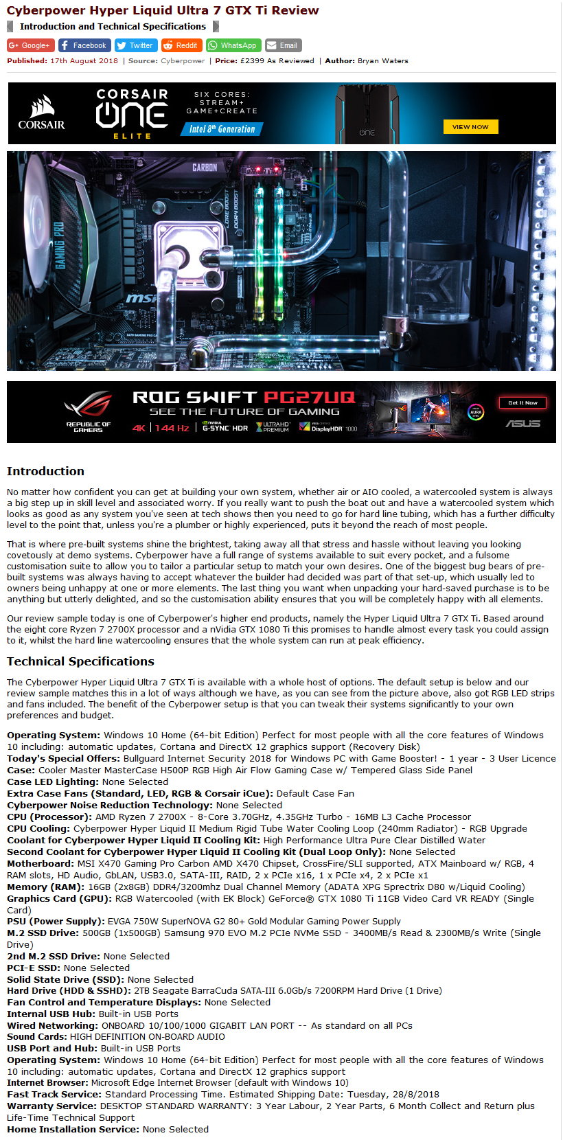 Enthusiast Grade Award