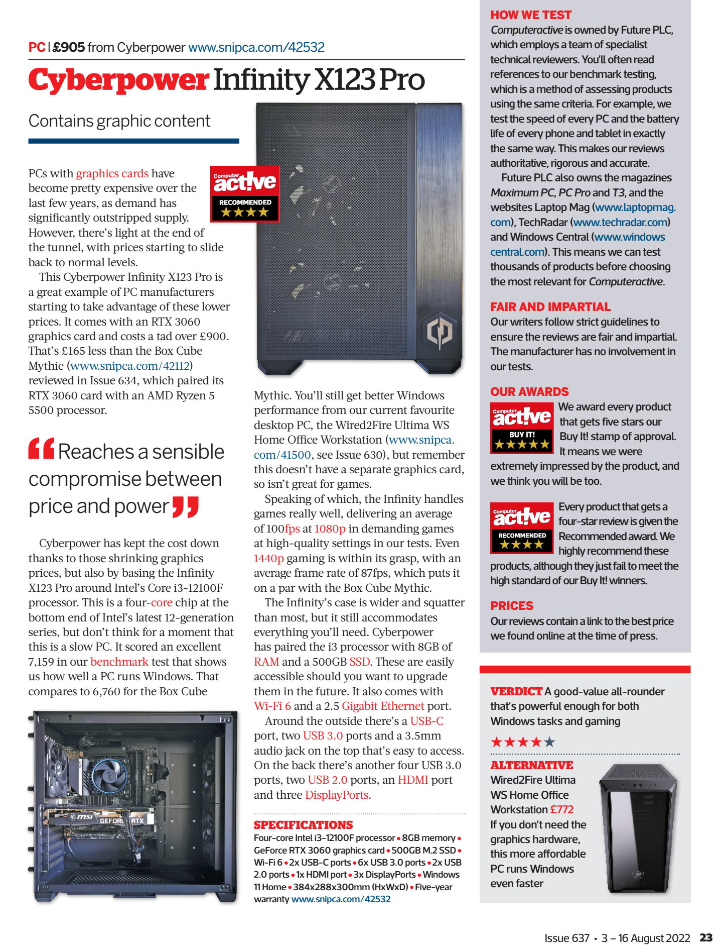 Computer Active Award