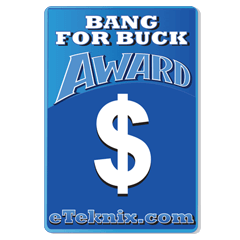eTeknix.com, Bang for Buck Award