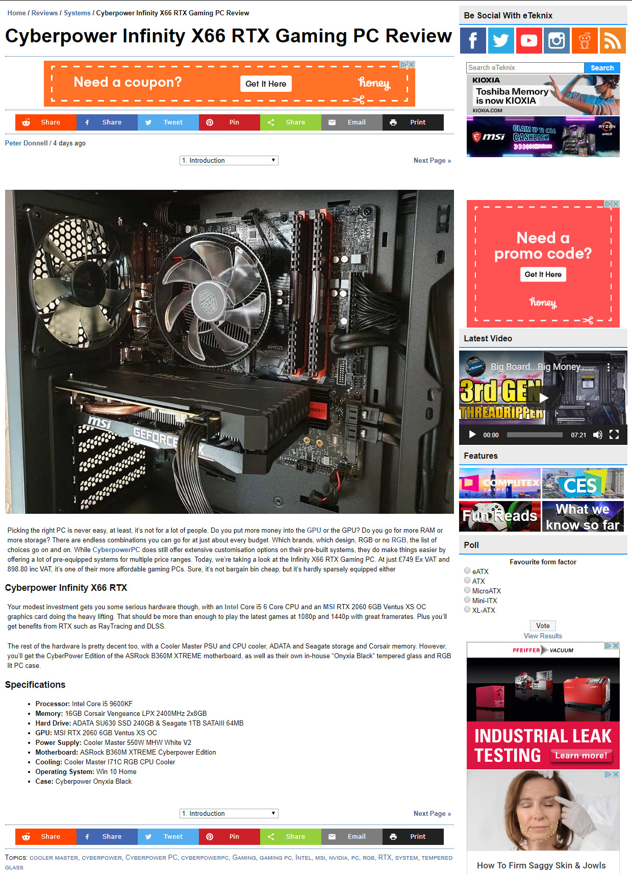 eTeknix.com, Bang for Buck Award