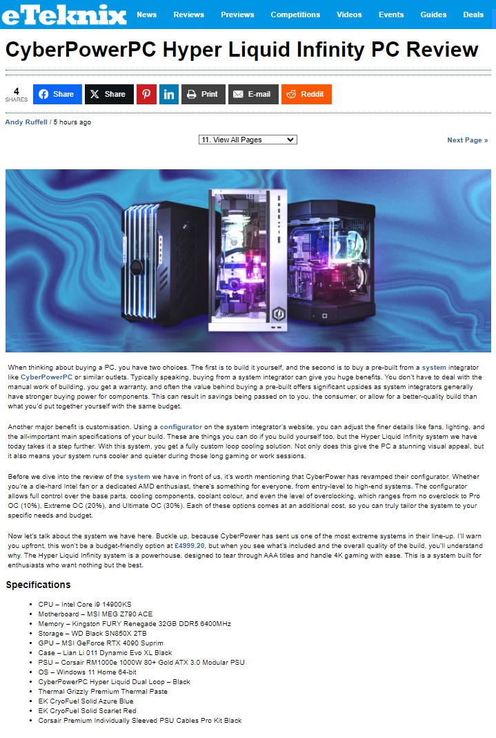 Editor's Choice Award