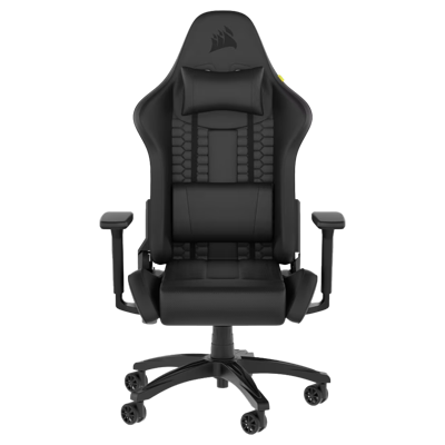 Corsair TC100 RELAXED Gaming Chair Leatherette - Black