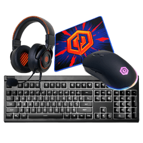CyberPowerPC Pro Gaming Bundle (Includes Headset + Keyboard + Mouse + Mouse Pad)
