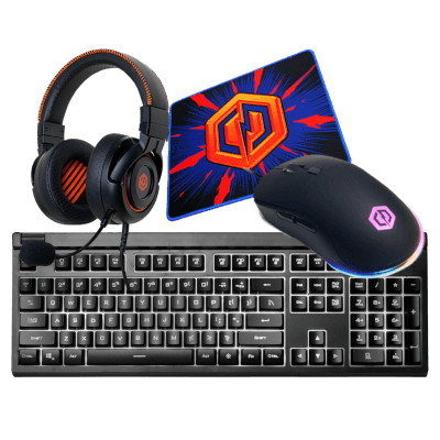 CyberPowerPC Pro Gaming Bundle (Includes Headset + Keyboard + Mouse + Mouse Pad)