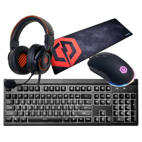 CyberPowerPC Pro Gaming Bundle (Includes Headset + Keyboard + Mouse + Mouse Pad)