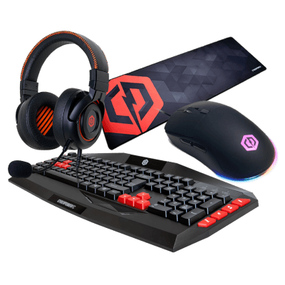 CyberPowerPC Pro Gaming Bundle (Includes Headset + Keyboard + Mouse + Mouse Pad)