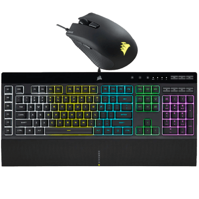 Corsair iCUE K55 Pro Keyboard + Harpoon Pro Mouse Bundle