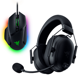 Razer Bundle (Razer BlackShark V2 HyperSpeed Wireless Headset + Razer Basilisk V3 Wired Gaming Mouse)