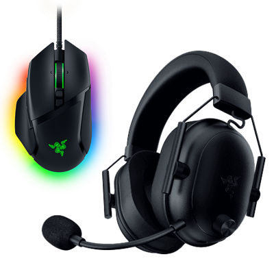 Razer Bundle (Razer BlackShark V2 HyperSpeed Wireless Headset + Razer Basilisk V3 Wired Gaming Mouse)