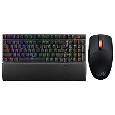 ASUS ROG Enthusiast Gaming Bundle (Includes Strix Impact III Wireless Mouse + Strix Scope II Wireless Keyboard)