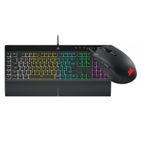 Corsair Gaming Bundle (Includes Harpoon Wired Mouse + K55 RGB Wired Keyboard)