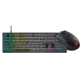 Corsair Gaming Bundle (Includes Harpoon Wired Mouse + K55 Core Wired Keyboard)