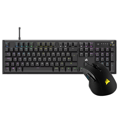 Corsair Pro Gaming Bundle (Includes Ironclaw Wired Mouse + K70 Core Wired Keyboard)