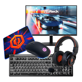 CyberPowerPC Enthusiast Gaming Bundle (Includes 1080P Monitor + Headset + Keyboard + Mouse + Mouse Pad)