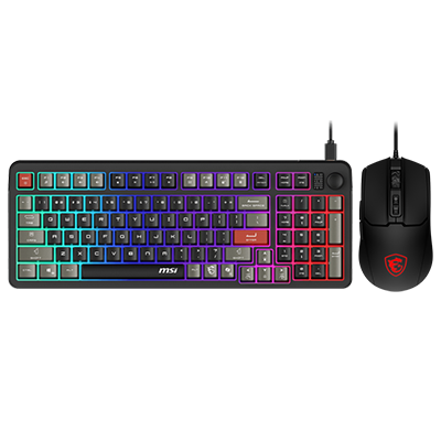 MSI Gaming Bundle (Includes GM100 Wired Mouse + GK110 Wired Keyboard)
