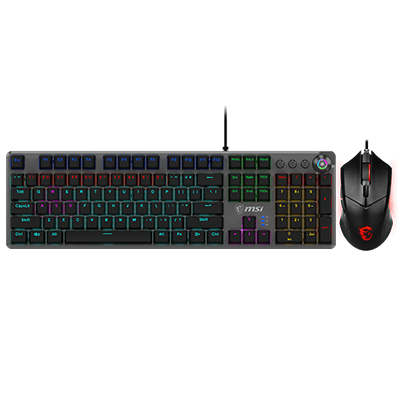 MSI Pro Gaming Bundle (Includes GM08 Wired Mouse + GK310 Wired Keyboard)