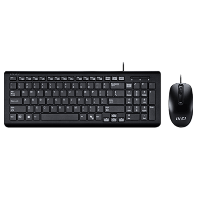 MSI USB Combo Copilot Wired Keyboard and Mouse Bundle
