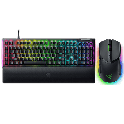 Razer Enthusiast Gaming Bundle (Includes Cobra Pro Wireless Mouse + Blackwidow V4 Wired Keyboard)