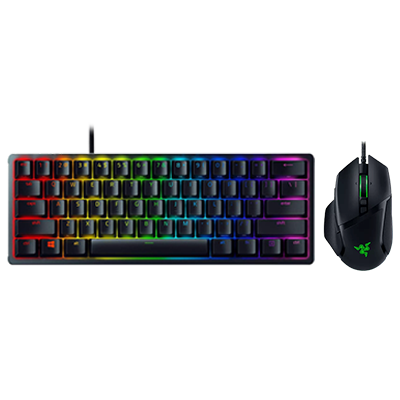 Razer Pro Gaming Bundle (Includes Basilisk V3 Wired Mouse + Hunstman Mini Wired Keyboard)