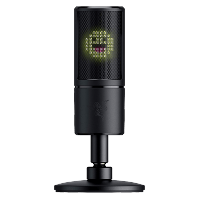Razer Seiren Emote Streaming Microphone - Black