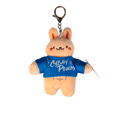 CyberPowerPC Boomer Bunny Keychain