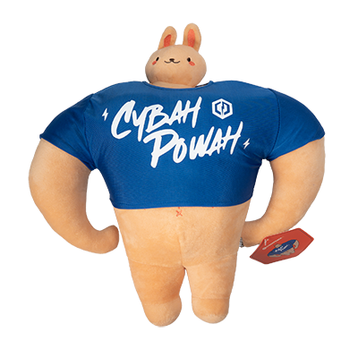 CyberPowerPC Boomer Bunny Plushie