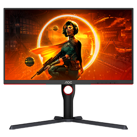 AOC 27 AGON Q27G3XMN/BK 1MS 180Hz QHD 1440P Flat Fast VA Adaptive Sync Monitor (VESA Certified DisplayHDR™ 1000)