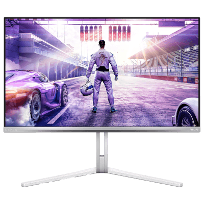Philips Evnia 8000 26.5" 27M2N8500/00 0.03MS 360Hz QHD 1440P Flat OLED G-Sync & FreeSync Premium Pro White Monitor w/ Ambiglow