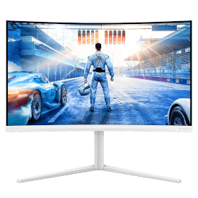 Philips Evnia 5000 31.5 32M2C5501/00 0.5MS 180Hz WQHD 1440P Curved Fast VA Freesync & G-Sync White Monitor w/ Ambiglow