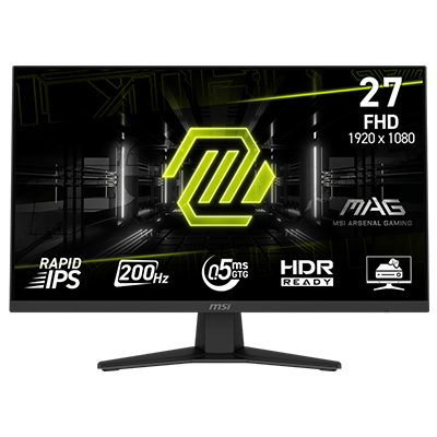 MSI 27" MAG 274F 0.5MS 200Hz HD 1080P Flat Fast IPS & Adaptive Sync Monitor