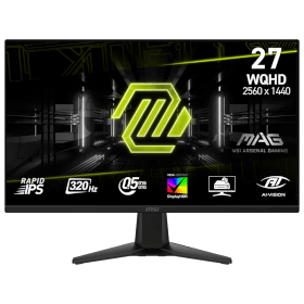 MSI 27 MAG 275QF X32 0.5MS 320Hz WQHD 1440P Flat Fast IPS FreeSync™ Premium Monitor