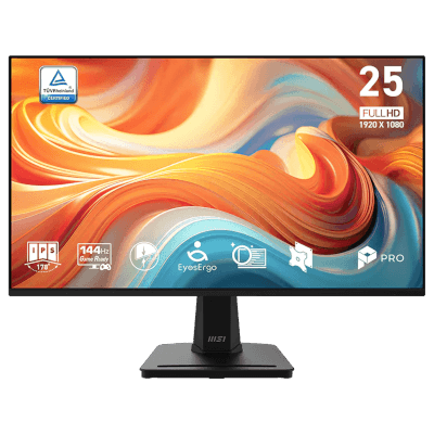 MSI 24.5" PRO MP251 E14L 1MS 144Hz HD 1080P Flat IPS & Adaptive Sync Monitor