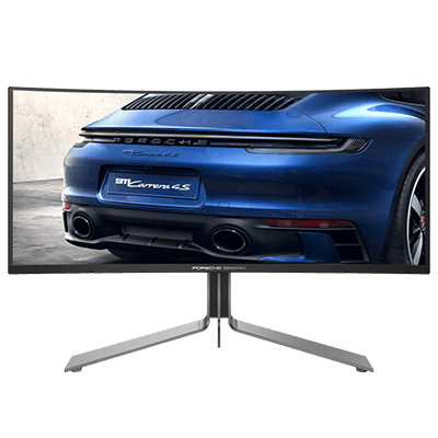 34" AOC  AGON PRO Porsche Design PD34 0.03MS 240Hz WQHD 1440P Curved QD - OLED & Adaptive Sync Monitor (VESA Certified DisplayHDR™ 400)