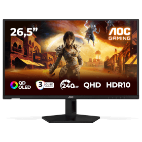 AOC 27 AGON Q27G41ZDF 0.03MS 240Hz QHD 1440P Flat OLED G-Sync Compatible & Adaptive Sync Monitor