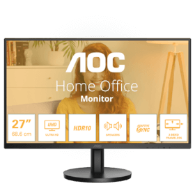 AOC 27 U27B3A 4MS 60Hz UHD 4K Flat IPS Adaptive Sync Monitor
