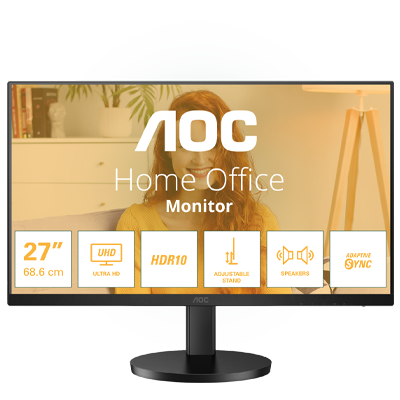 AOC 27" U27B3AF 4MS 60Hz UHD 4K Flat IPS Monitor