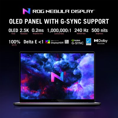 ASUS ROG Zephyrus G16 GU605CR-QR102W Gaming Laptop Gaming  Notebook 