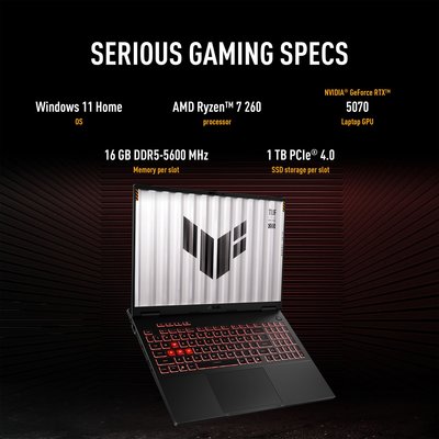 ASUS TUF Gaming A16 FA608UP-RV003W Gaming Laptop Gaming  Notebook 
