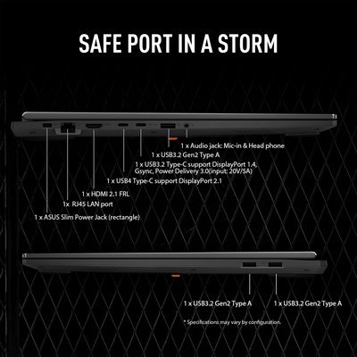 ASUS TUF Gaming A18 FA808UM-S8013W Gaming Laptop Gaming  Notebook 