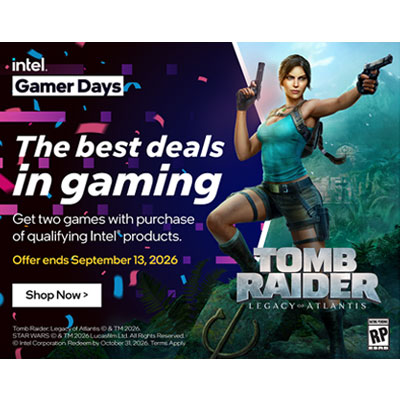Get Get two games with purchase of qualifying Intel products