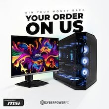 Purchase a desktop featuring an MSI motherboard + MSI graphics card + MSI monitor to enter MSI Black Friday lucky draw.