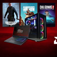 Get up to 3 games free when you purchase a system with a select AMD 6000 Series graphics card