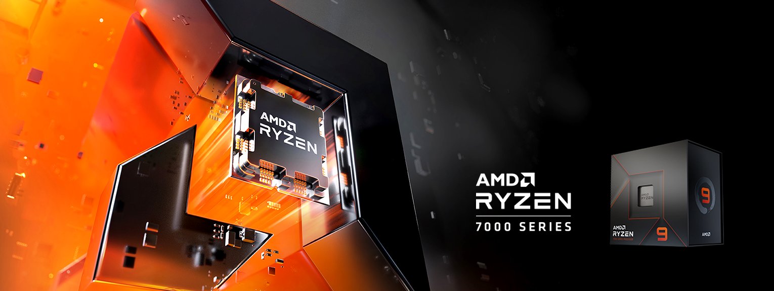 Promotional poster for AMD Ryzen 7000 Series processor